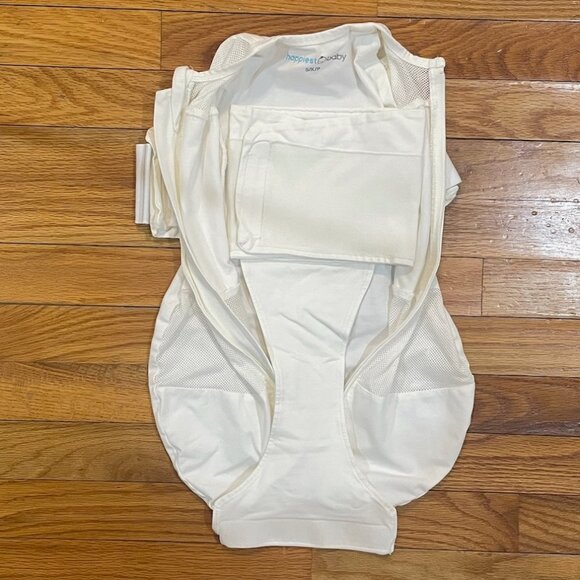 Happiest Baby SNOO Sleep Sack 5-Second Baby Swaddle 2-Piece Lot, Small, Ivory - Picture 5 of 13